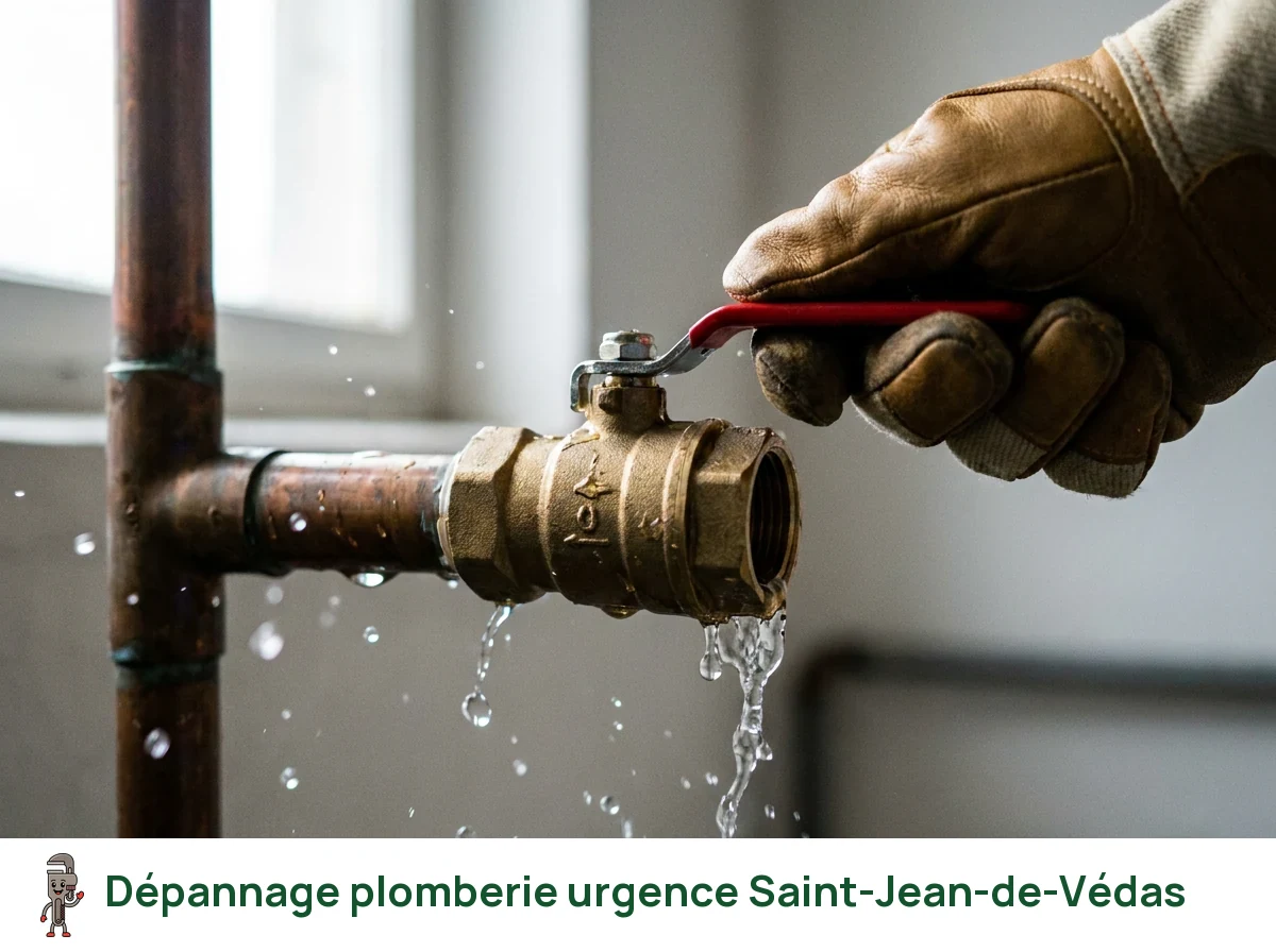 Dépannage plomberie urgence à Saint-Jean-de-Védas
