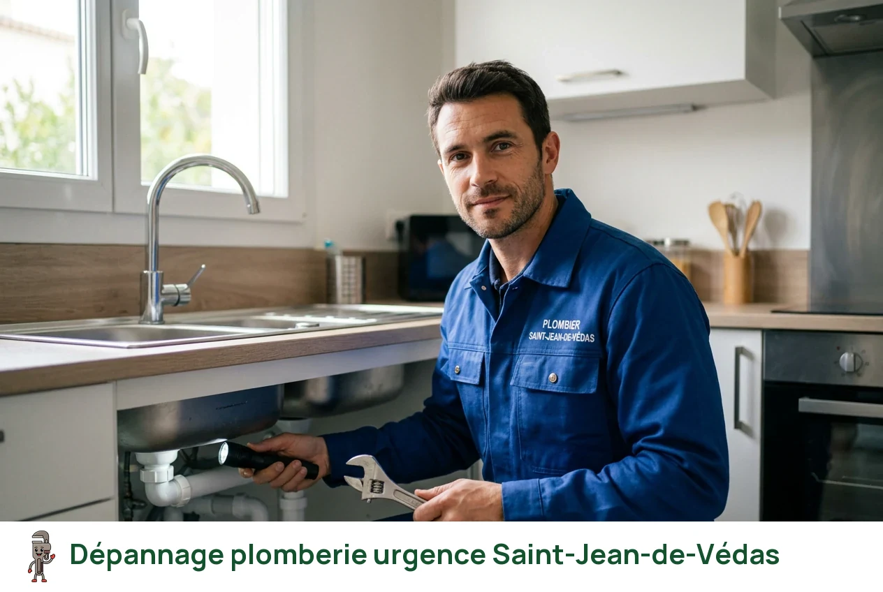 Dépannage plomberie urgence à Saint-Jean-de-Védas