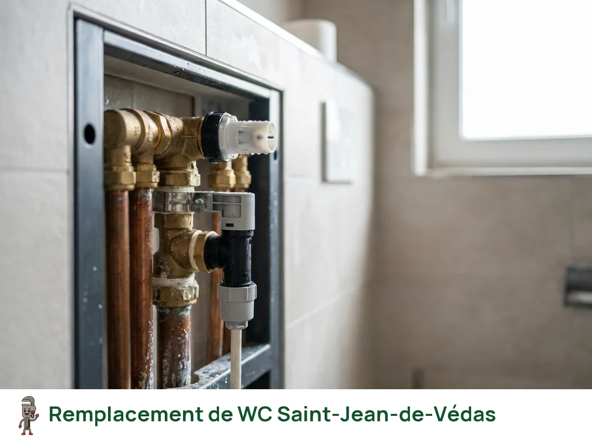 Remplacement de WC à Saint-Jean-de-Védas